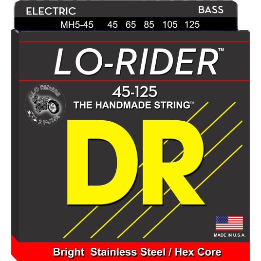 Dr Strings Mh545 Lo-Rider (045-125) Medium 5 String Dr Strings Mh545 Lo-Rider (045-125) Medium 5 String