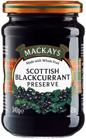 MACKAYS Skotsk Solbærsyltetøy 340 g. MACKAYS Skotsk Solbærsyltetøy 340 g.