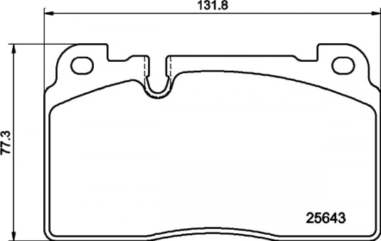 Bremseklosser HELLA 8DB 355 020 241