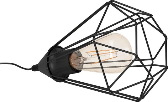 EGLO Bordlampe Tarbes Svart Bordlamper