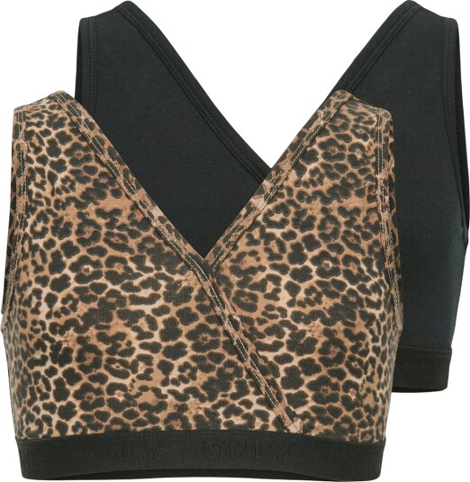 KIDS ONLY Bh topp kogLola Reversible Logo Top Acc Svart