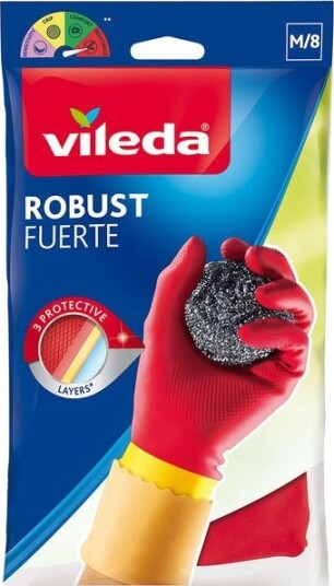 Vileda Robust Gummihansker Medium Vileda Robust Gummihansker Medium