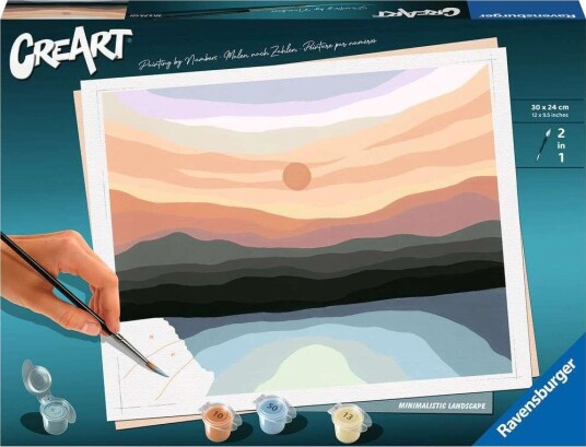 Ravensburger CreArt Male etter nummer 12+ år Minimalistisk Landskap