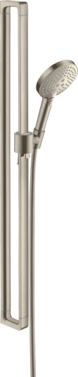 Axor Citterio E Dusjsett, 900 mm Med 3 stråletyper, Børstet Nikkel