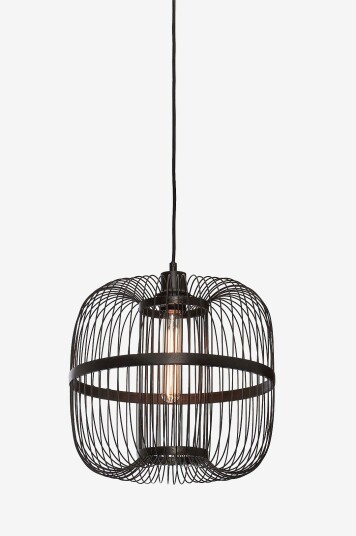 Good&Mojo   Hengende taklampe stor Hokkaido   Svart