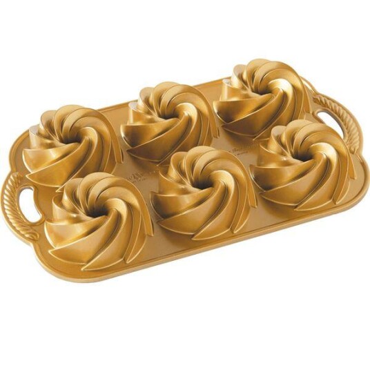 Nordic Ware Heritage bundt bakeform 0,96L gull Nordic Ware Heritage bundt bakeform 0,96L gull