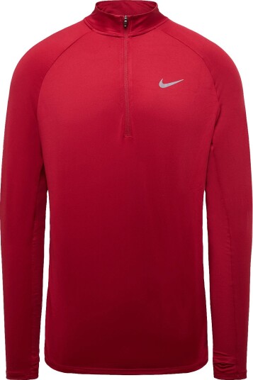 Nike Nike Dri Fit Stride Half Zip Midlayer   TOUGH RED/REFLECTIVE SILV   M
