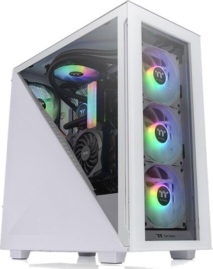 Thermaltake Divider 300 TG Snow Hvit ATX Mid Tower Kabinett uten Strømforsyning Thermaltake Divider 300 TG Snow Hvit ATX Mid Tower Kabinett uten Strømforsyning