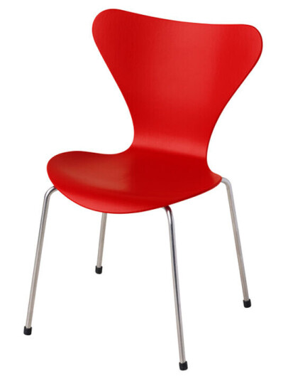 Fritz Hansen Series 7 stol miniatyr Opium red Fritz Hansen Series 7 stol miniatyr Opium red