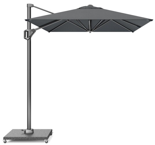 Platinum Voyager T1 parasoll Mørkegrå/grå exkl. parasollfot 3 x 2 m