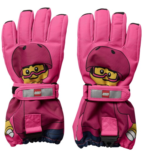LEGO kidswear Lwagan 811 - Gloves W/Mem. - Pink - 134-140 LEGO kidswear Lwagan 811 - Gloves W/Mem. - Pink - 134-140