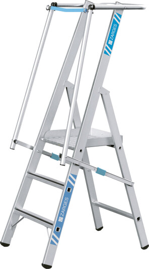Zarges Trappestige Med Plattform ZAP Safemaster S 3 Trinn
