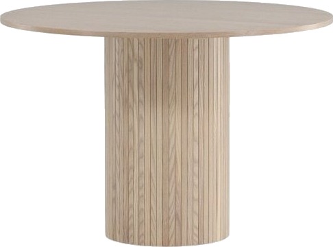 Bianca spisebord Ø110cm eik finer.