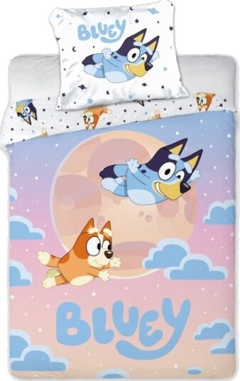 BrandMac Sengetøy – voksenstørrelse 140 x 200 cm – Bluey & Bingo 1029631