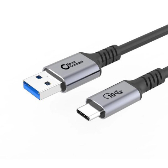 MicroConnect USB-C - USB-A Kabel 1m 60W 10Gbps USB 3.2 Gen 2 MicroConnect USB-C - USB-A Kabel 1m 60W 10Gbps USB 3.2 Gen 2