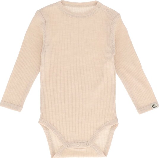 Gullkorn Chalk ullbody til baby   beige (86)   86