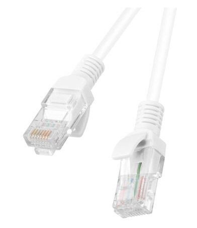 Nettverkskabel, Cat 6, 150 cm, hvit