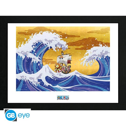 One Piece Innrammet Bilde 30 x 40 cm Thousand Sunny One Piece Innrammet Bilde 30 x 40 cm Thousand Sunny
