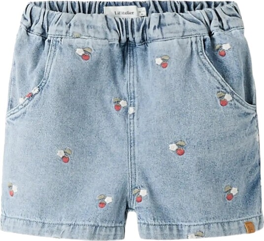 Lil"Atelier Nmffunda Loose Emb Shorts 2106 Fd Lil Blue 92 Lil"Atelier Nmffunda Loose Emb Shorts 2106 Fd Lil Blue 92