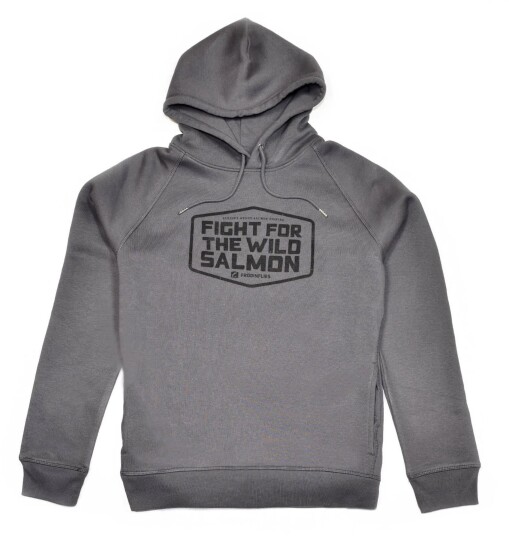 Frodin Flies Flies Frödin Wild Salmon Hoodie Graphite Grey Graphite Grey