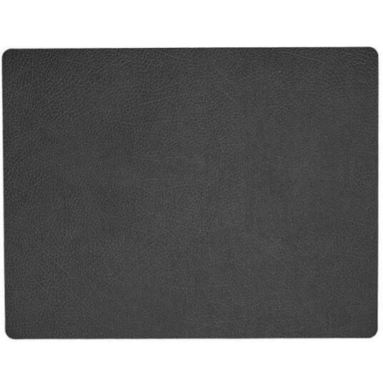 Lind DNA - Square Hippo spisebrikke  L 35x45 cm svart-antrasitt