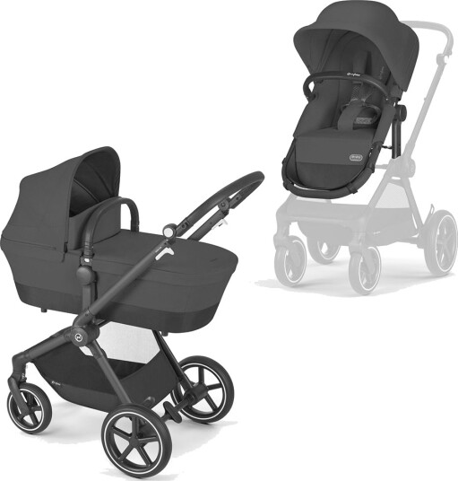 Barnevogn 2-in-1 Cybex Eos Lux B Moon Black