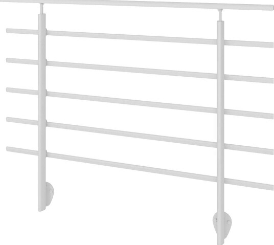 Rekkverk Dolle Pure Veggmontert Hvit, L: 1500 m