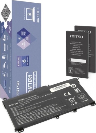 Mitsu Batteri Til Hp 14-Bp Pavilion 14 15 3400 Mah 39 Wh 11.55 V 5BM736-BC/HP-14