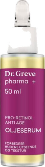 Dr Greve Pro-Retinol Anti-Age Oljeserum 30 ml - Fuktighetsgivende Nattkrem for Moden Hud