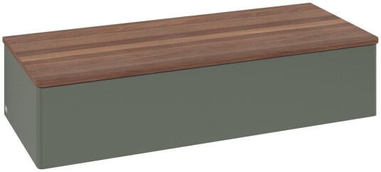 Villeroy & Boch Villeroy & Boch Antao Sideskap 120x50x26,8 cm u/lys Grønn/Valnøtt Villeroy & Boch Villeroy & Boch Antao Sideskap 120x50x26,8 cm u/lys Grønn/Valnøtt