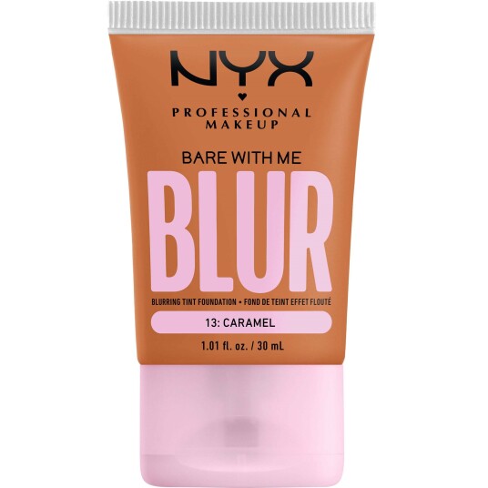 NYX Bare With Me Blur Tint Foundation 13 Caramel 30 ml - Fuktighetsgivende, Vegansk