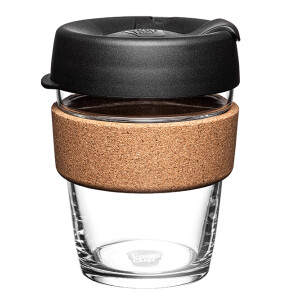 KeepCup Brew - Cork Black , 12 oz (350ml) KeepCup Brew - Cork Black , 12 oz (350ml)