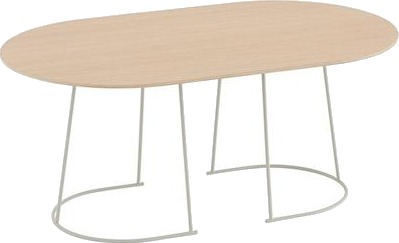 Muuto Airy Salongbord Medium Lakkert Eik/ Off White