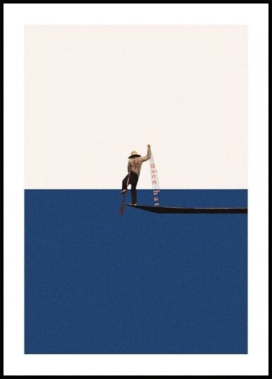 Fishing for compliments Plakat / 50x70cm