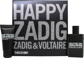 Zadig & Voltaire This Is Him Gavesett 50ml EDT + 50ml Dusjgel for menn