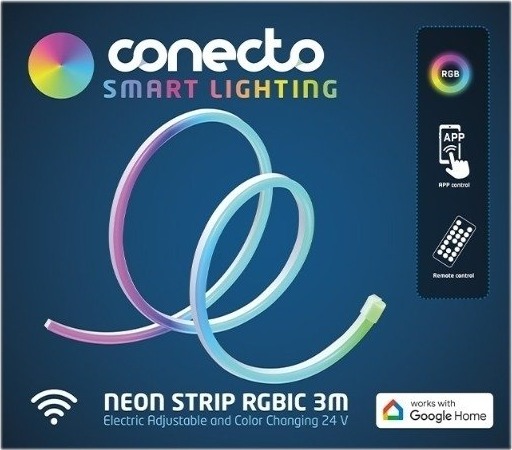 Conecto CONEON3M24 Neon RGBIC LED-lysrør 3 m