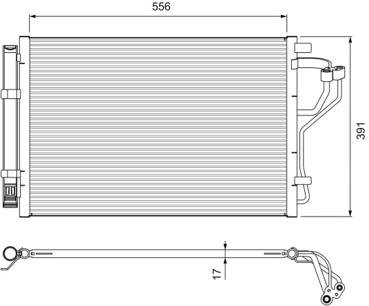 VALEO 814394 Kondensator, klimaanlegg VALEO 814394 Kondensator, klimaanlegg