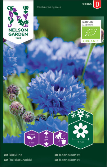 Kornblomst Høy Organic