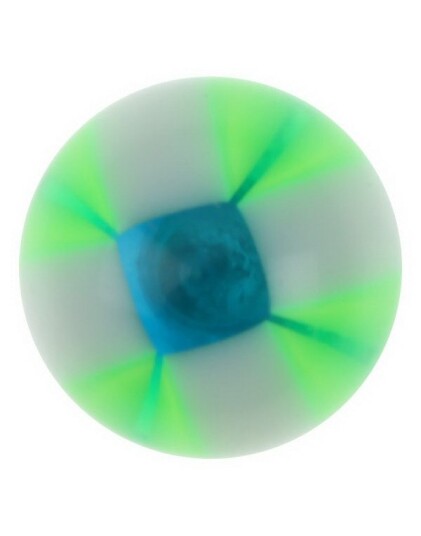 Utgått Ball Grønn Akrylkule 6 mm kule til 16 mm stang