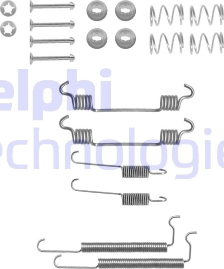 Tilbehørsett bremsesko DELPHI LY1133