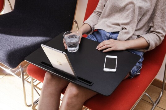 Kikkerland Svart Ekstra Stor iBed for Notebook og Nettbrett