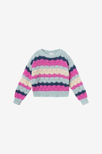 Name It Genser nkfNunna LS Short Knit Rosa