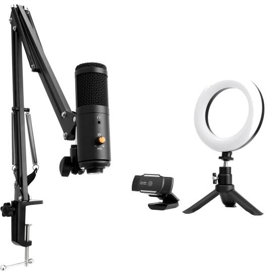 NOS X700 gaming mikrofon og streaming samlepakke