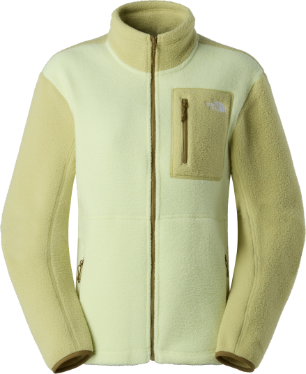 The North Face Women"s Yumiori Full Zip Fleece Jacket Lemon Mist/pear/cedar S