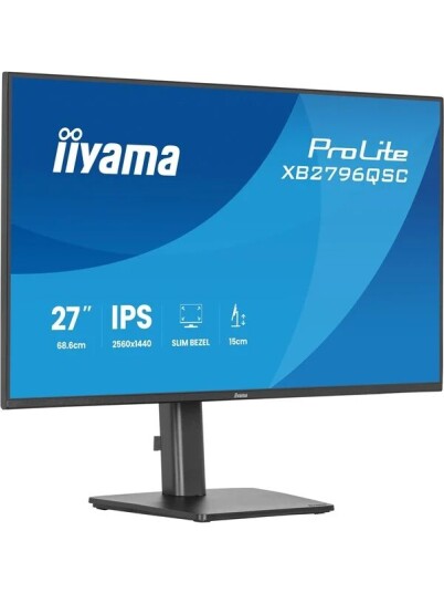 Iiyama 27" QHD IPS Skjermer med USB-C 65W - ProLite XB2796QSC