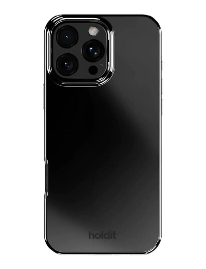 Holdit Mirror Case Iphone 16Promax Magsafecompatible   Black   IPHONE 16PRO MAX