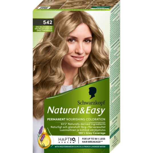 Schwarzkopf Professional Natural & Easy 542 Opal Medium Ashblonde Schwarzkopf Professional Natural & Easy 542 Opal Medium Ashblonde