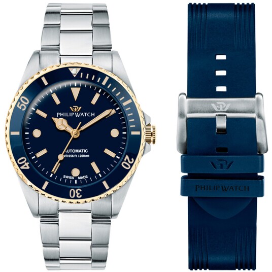 Philip Watch Caribe Diving R8223597031 - Herre - 42 mm - Analog - Automatisk - Safirglass Philip Watch Caribe Diving R8223597031 - Herre - 42 mm - Analog - Automatisk - Safirglass