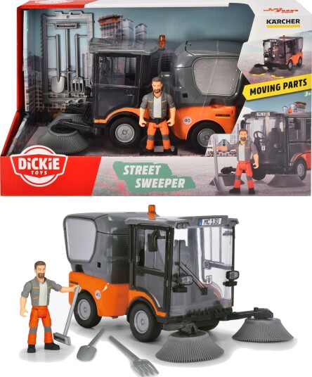 Dickie Toys Gatefeiemaskin 203834003 Dickie Toys Gatefeiemaskin 203834003