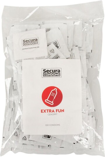Secura: Extra Fun Kondomer 100 stk